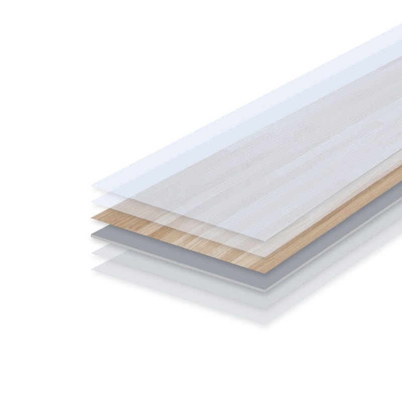 Sikunuo | Peel and Stick PVC flooring Smooth Wood Look Vinyl flooring for living room