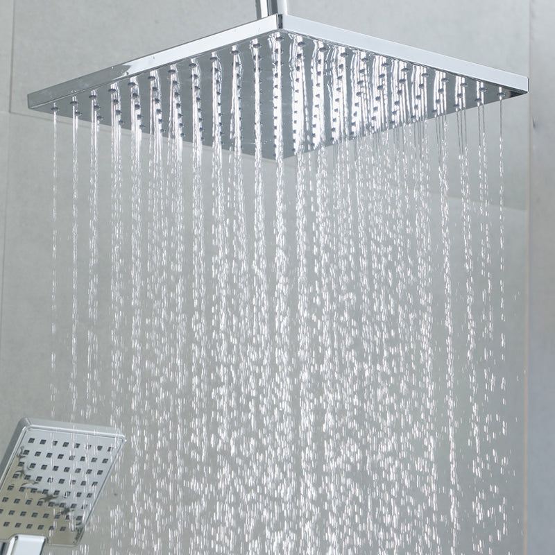 Sikunuo | Square Shower Head Combo Large Shower Head with Hand Shower