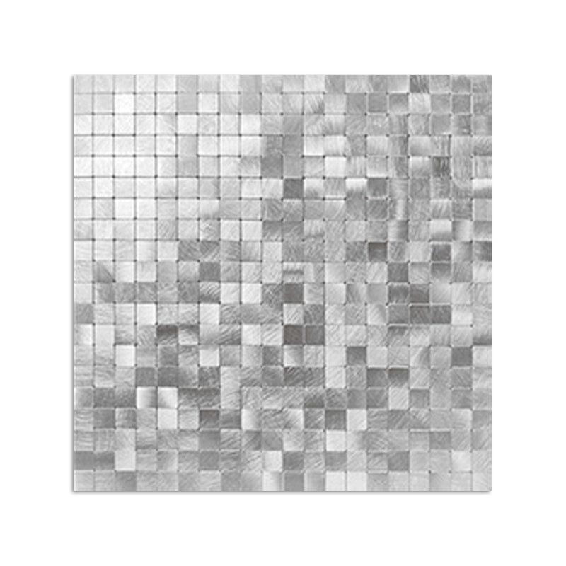 Sikunuo | Mosaic Tile Wallpaper Contemporary Peel and Stick Wallpaper with Square Shape