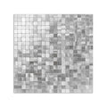 Sikunuo | Mosaic Tile Wallpaper Contemporary Peel and Stick Wallpaper with Square Shape