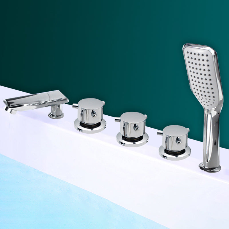 Sikunuo | Contemporary Style Bathroom Faucet Metal Deck Mounted Bathroom Faucet