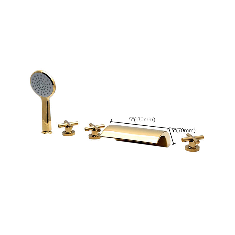 Sikunuo | Contemporary Style Bathroom Faucet Metal Deck Mounted Bathroom Faucet