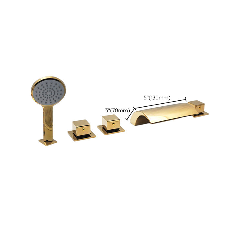 Sikunuo | Contemporary Style Bathroom Faucet Metal Deck Mounted Bathroom Faucet