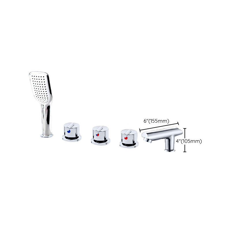 Sikunuo | Contemporary Style Bathroom Faucet Metal Deck Mounted Bathroom Faucet