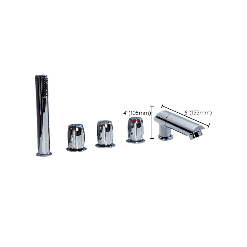 Sikunuo | Contemporary Style Bathroom Faucet Metal Deck Mounted Bathroom Faucet