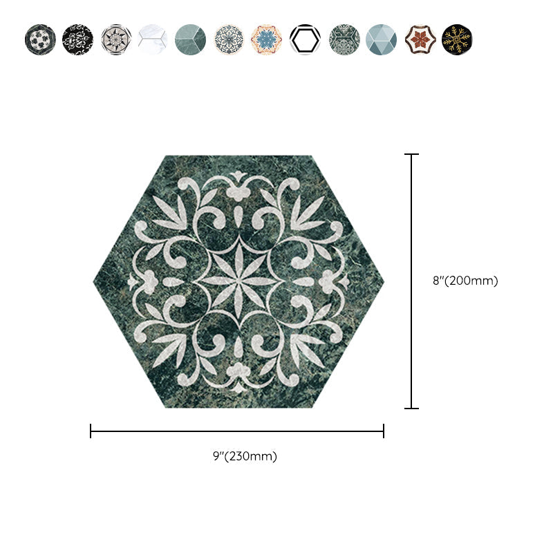 Sikunuo | Modern Vinyl Plank Flooring Peel and Stick Ceramic Print PVC Flooring