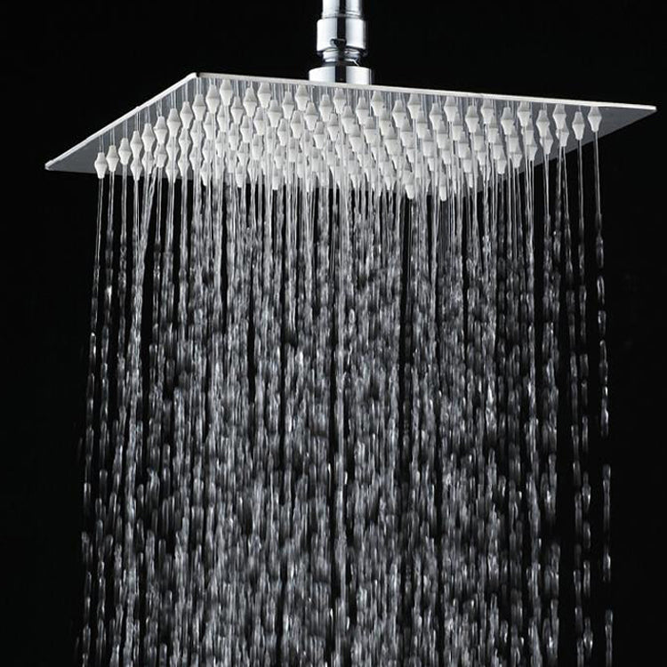 Sikunuo | Large Shower Head 304 Stainless Steel Standard Spray Pattern Fixed Shower Head