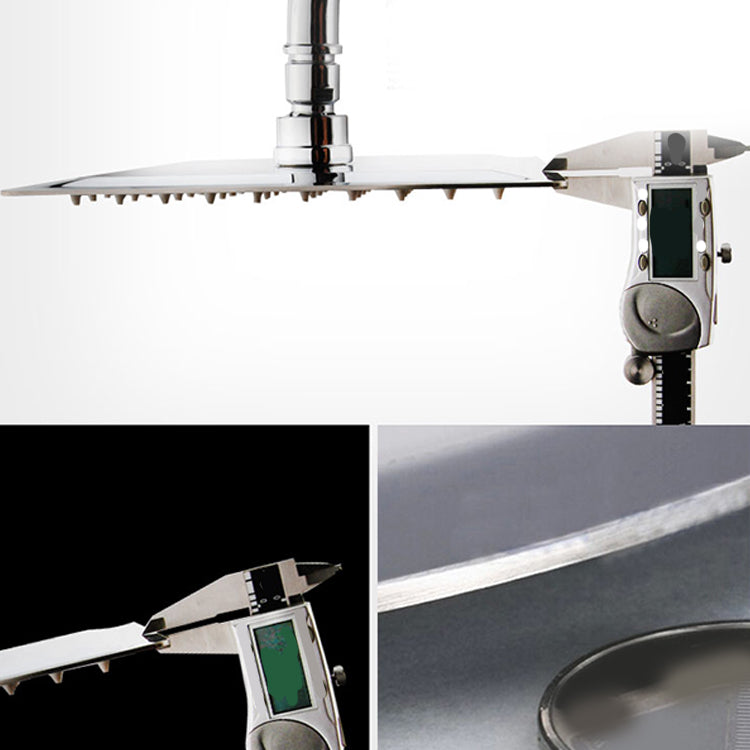 Sikunuo | Large Shower Head 304 Stainless Steel Standard Spray Pattern Fixed Shower Head