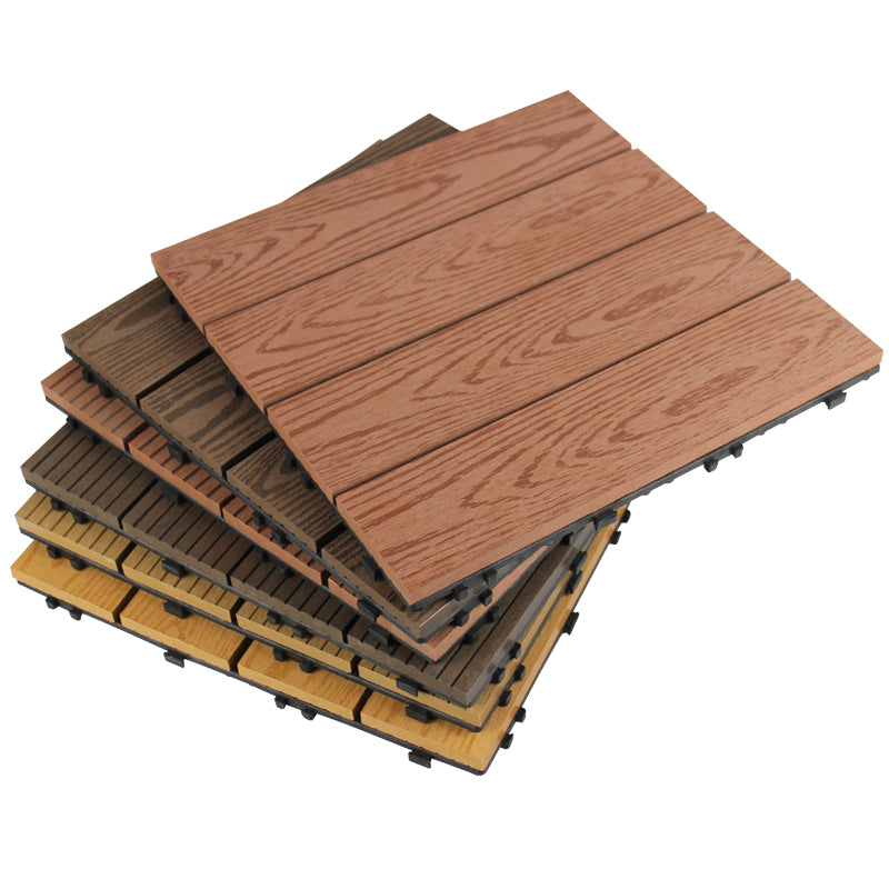 Sikunuo | Wood deck board outdoor non-slip embossed floor panel