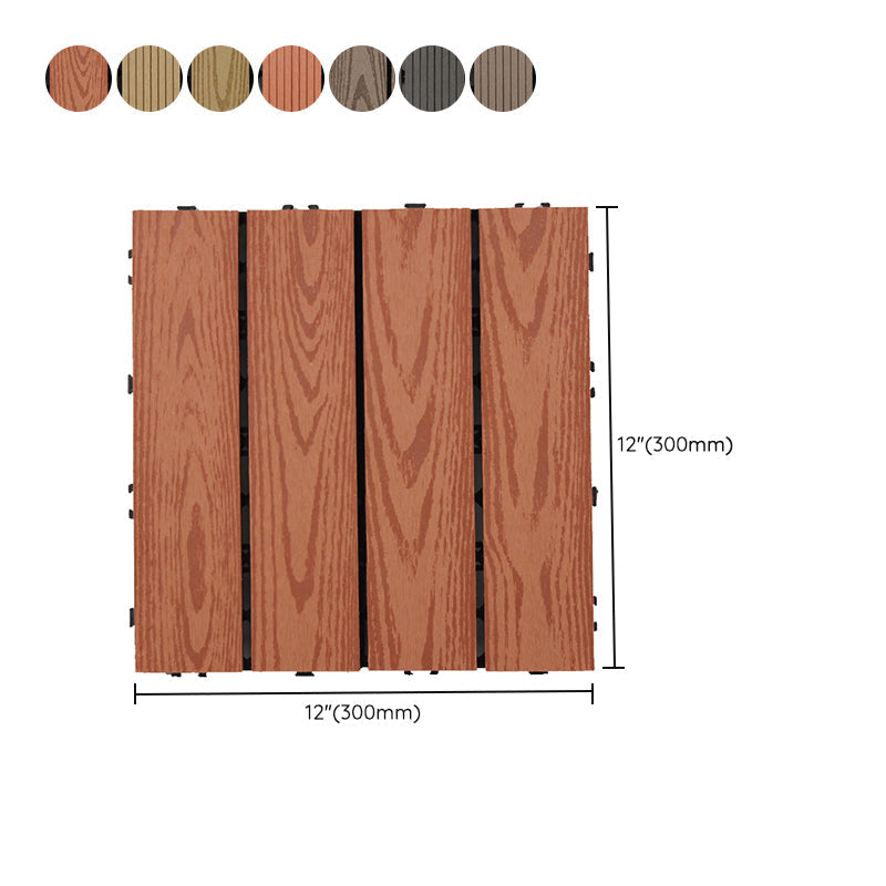 Sikunuo | Wood deck board outdoor non-slip embossed floor panel