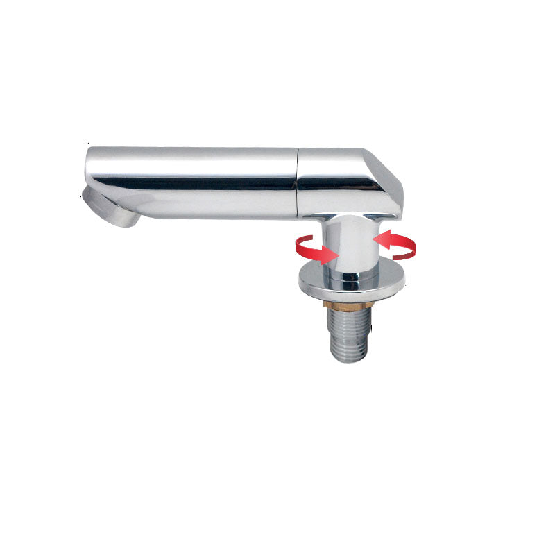 Sikunuo | Contemporary Bathroom Faucet Deck Mount Copper Low Arc Swivel Roman Bathtub Faucet Set
