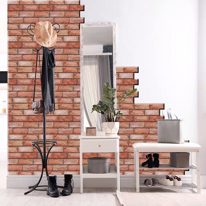 Sikunuo | Modern 3D Brick Wall Panel Peel and Stick Waterproof Wall Covering