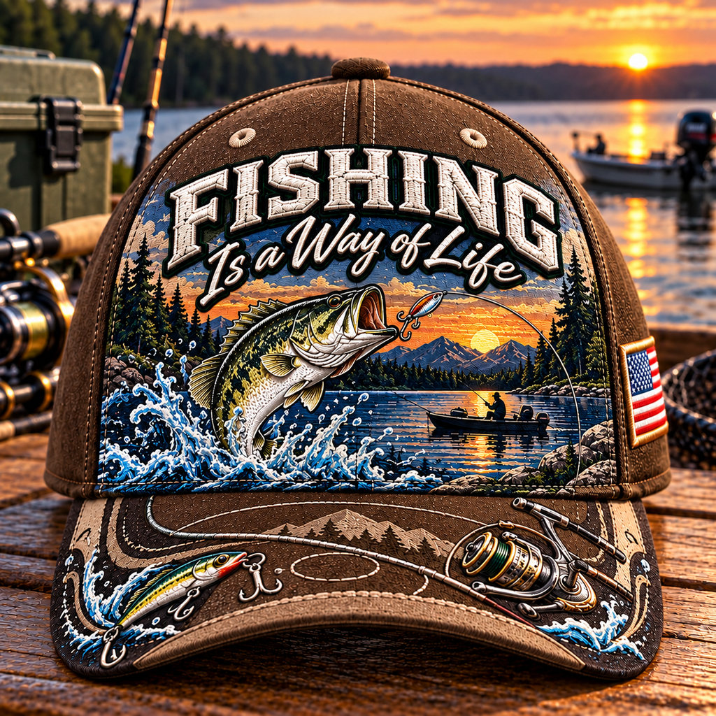 Fishing Is a Way of Life Baseball Cap