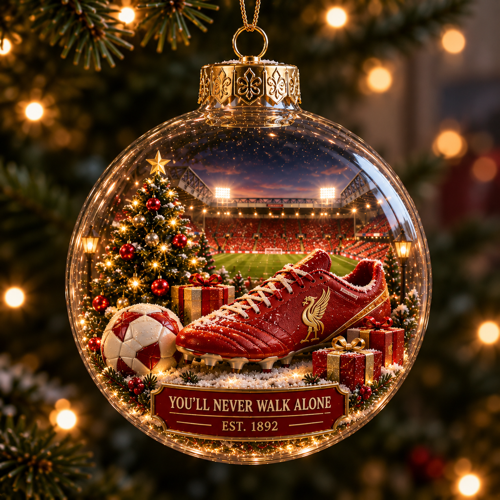 Light-Up Football Heritage Ornament