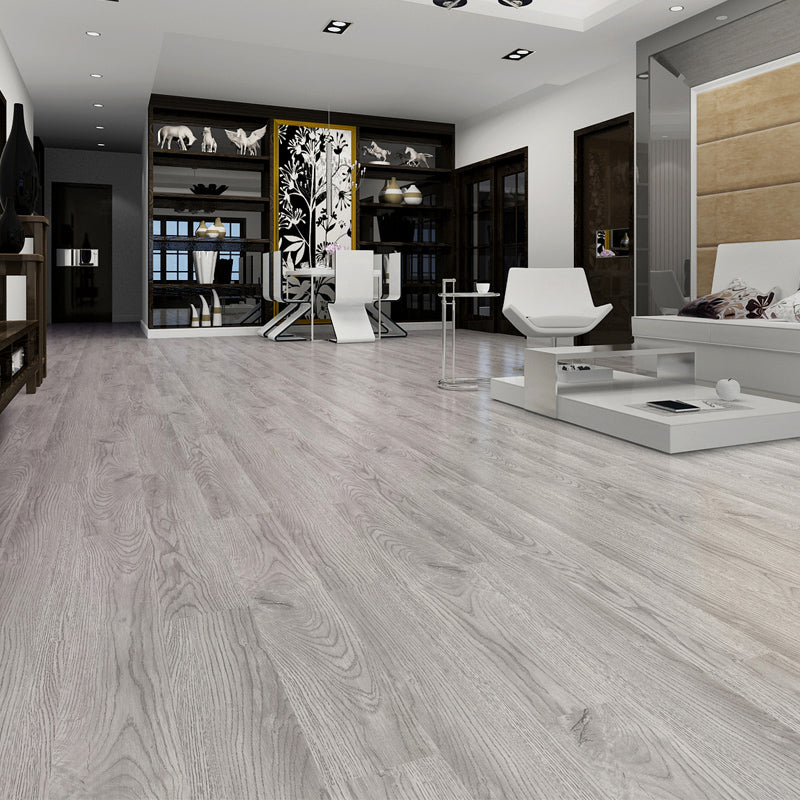 Sikunuo | Rectangle PVC Flooring Smooth Peel and Stick Wood Look Vinyl Floor