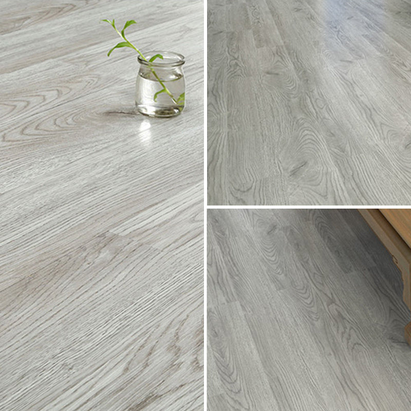 Sikunuo | Rectangle PVC Flooring Smooth Peel and Stick Wood Look Vinyl Floor