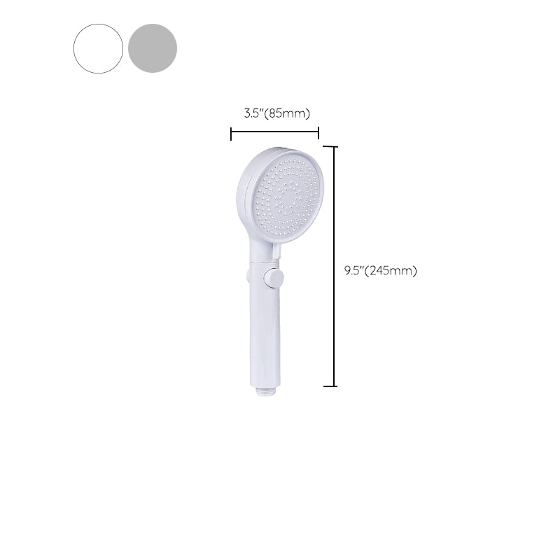 Sikunuo | Modern Round Hand Shower 3 Spray Patterns Wall Mounted Hand Shower