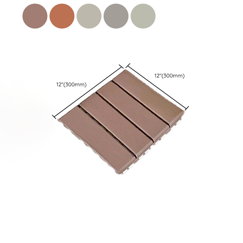 Sikunuo | 4-Slat 12" X 12" PVC Floor Tiles Connection Installation Floor Tiles