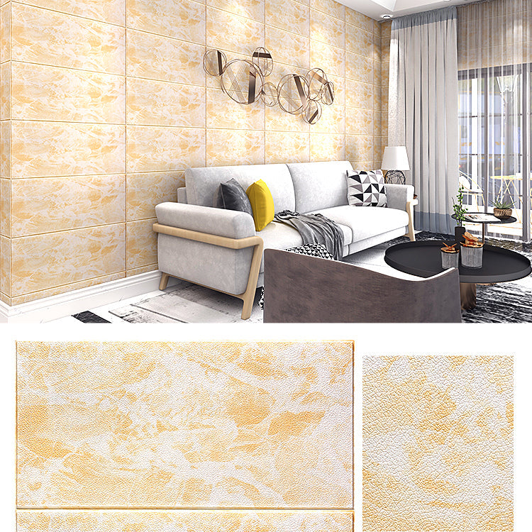 Sikunuo | Modern Pearl Wall Bowls PVC Foam Wall Access Panel Peel and Stick Wall Tiles