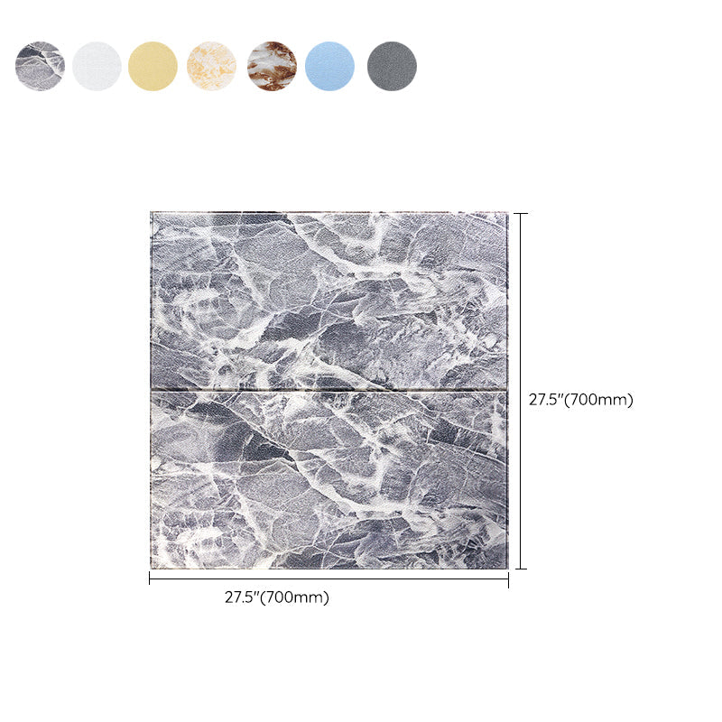 Sikunuo | Modern Pearl Wall Bowls PVC Foam Wall Access Panel Peel and Stick Wall Tiles