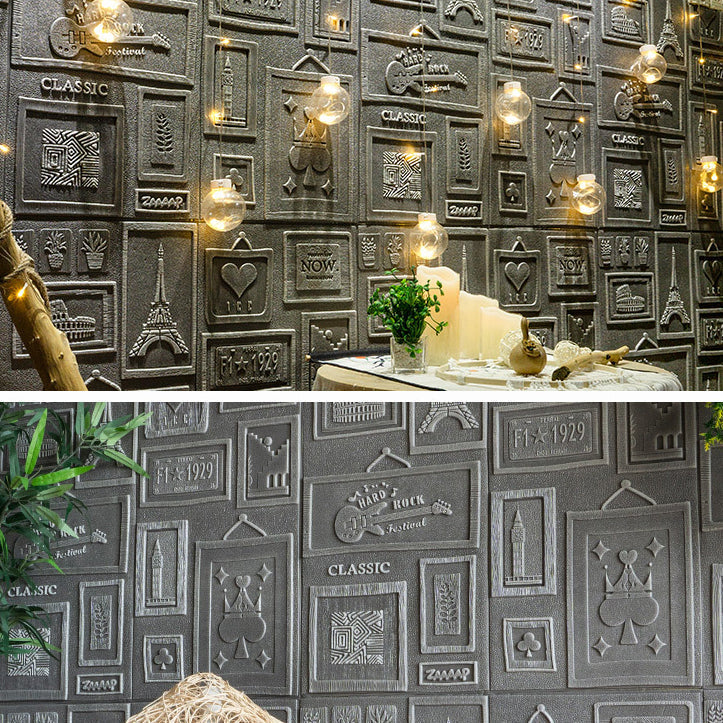 Sikunuo | Interior Wall Cladding 3D Print Peel and Stick Waterproof Wall Panel
