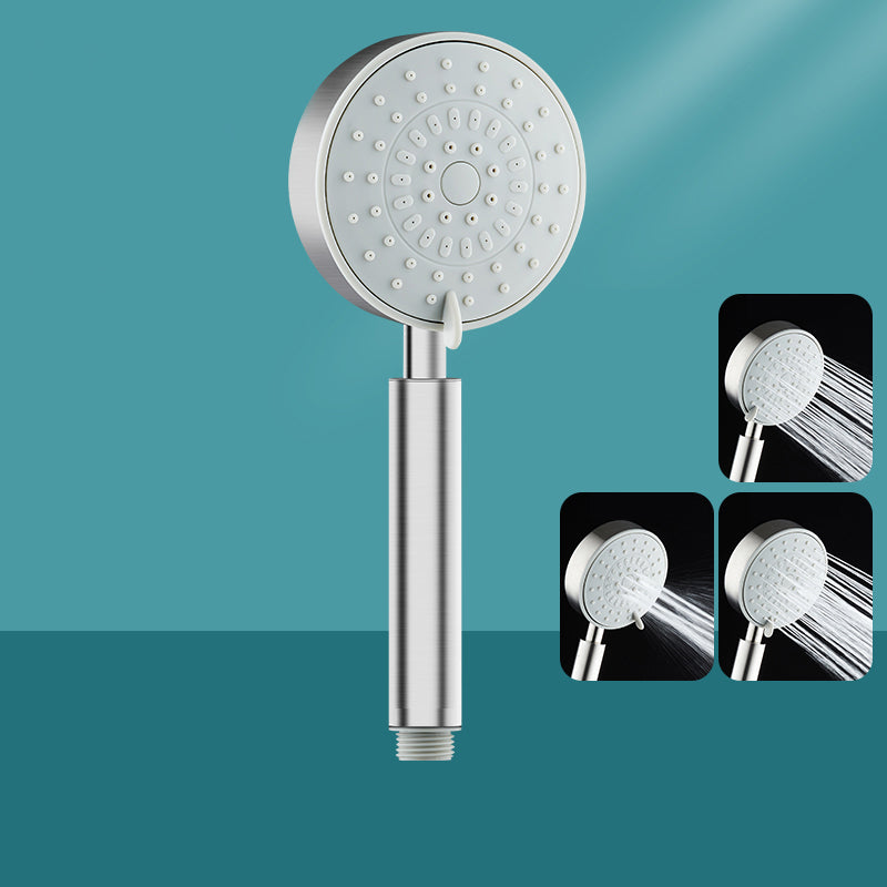 Sikunuo | Round self-cleaning hand shower adjustable spray pattern stainless steel hand shower
