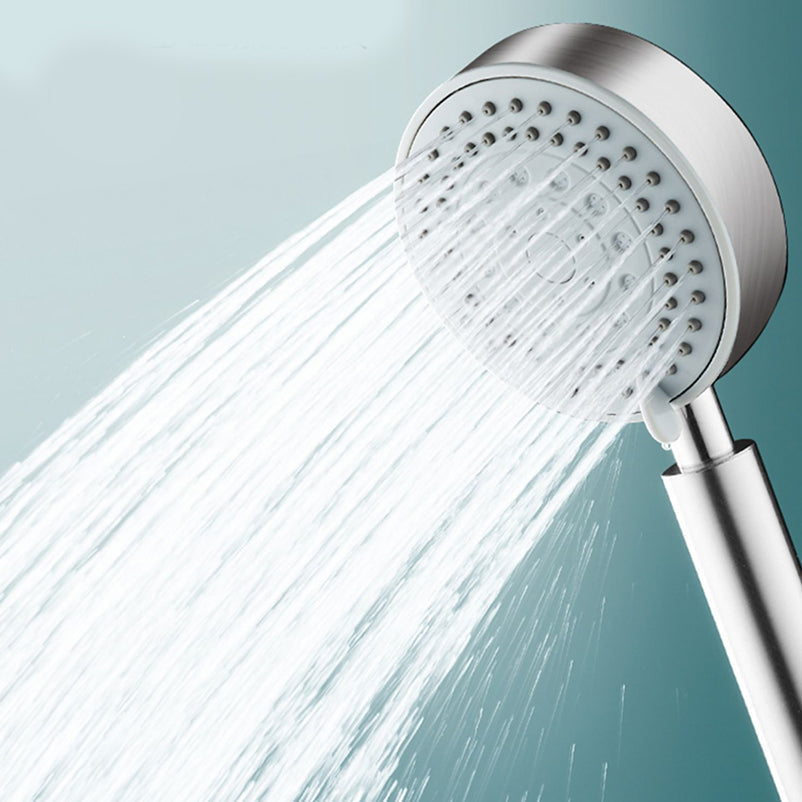 Sikunuo | Round self-cleaning hand shower adjustable spray pattern stainless steel hand shower
