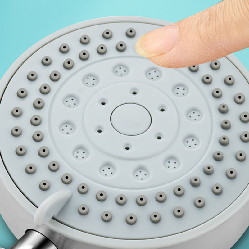 Sikunuo | Round self-cleaning hand shower adjustable spray pattern stainless steel hand shower