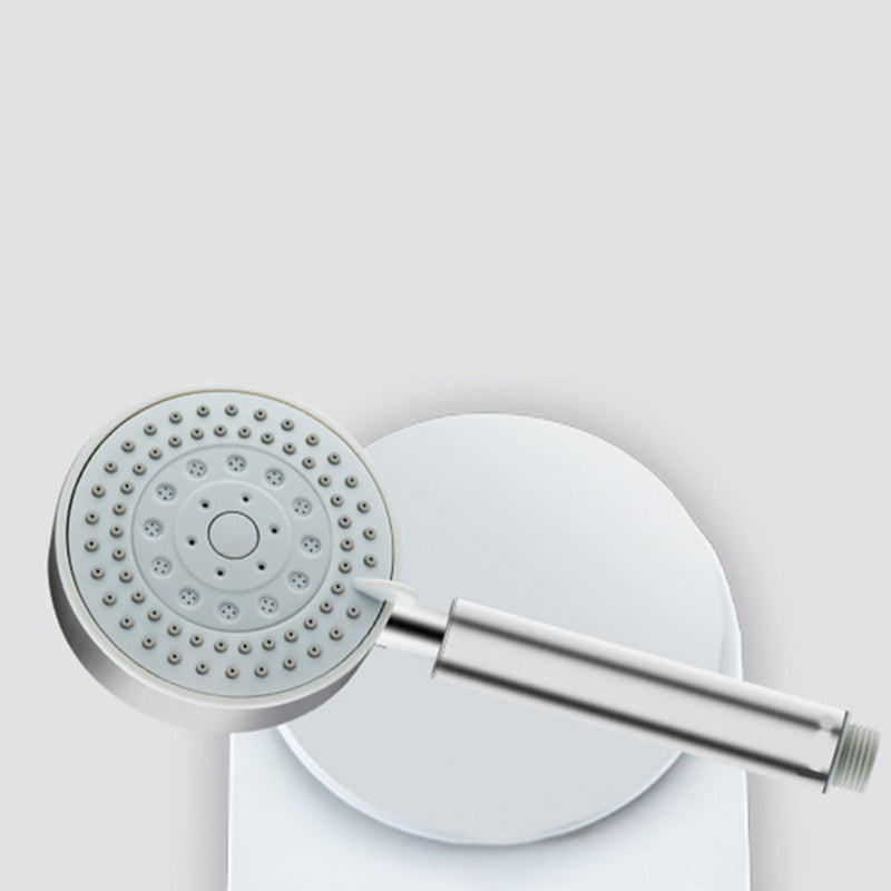 Sikunuo | Round self-cleaning hand shower adjustable spray pattern stainless steel hand shower