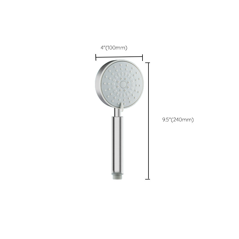 Sikunuo | Round self-cleaning hand shower adjustable spray pattern stainless steel hand shower