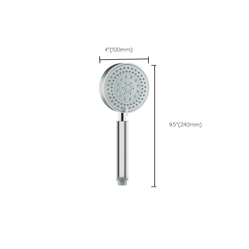 Sikunuo | Round self-cleaning hand shower adjustable spray pattern stainless steel hand shower