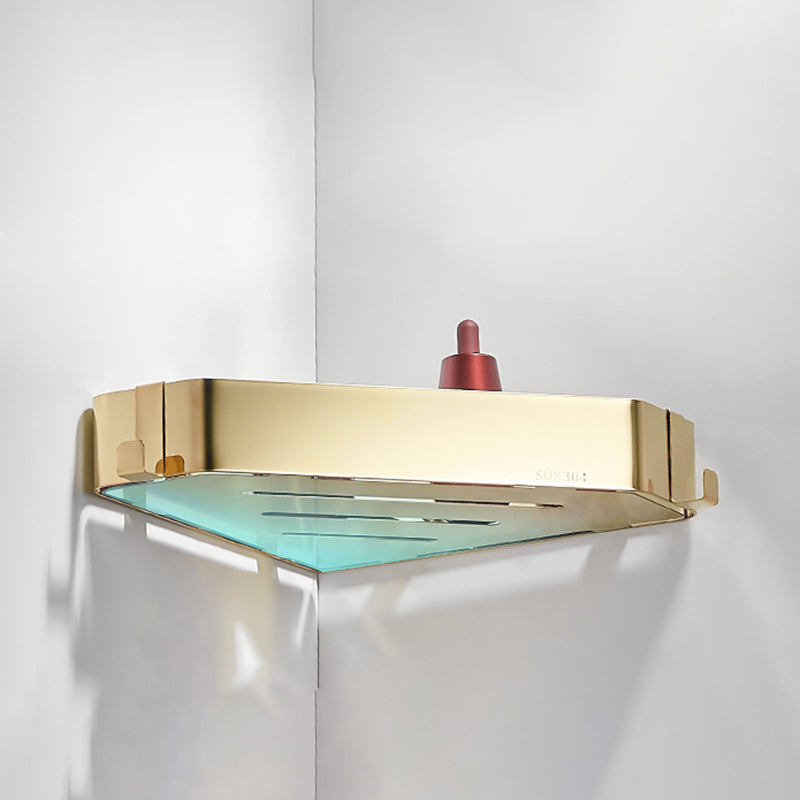 Sikunuo | Modern 3-piece bathroom accessory set made of stainless steel, bathroom shelf