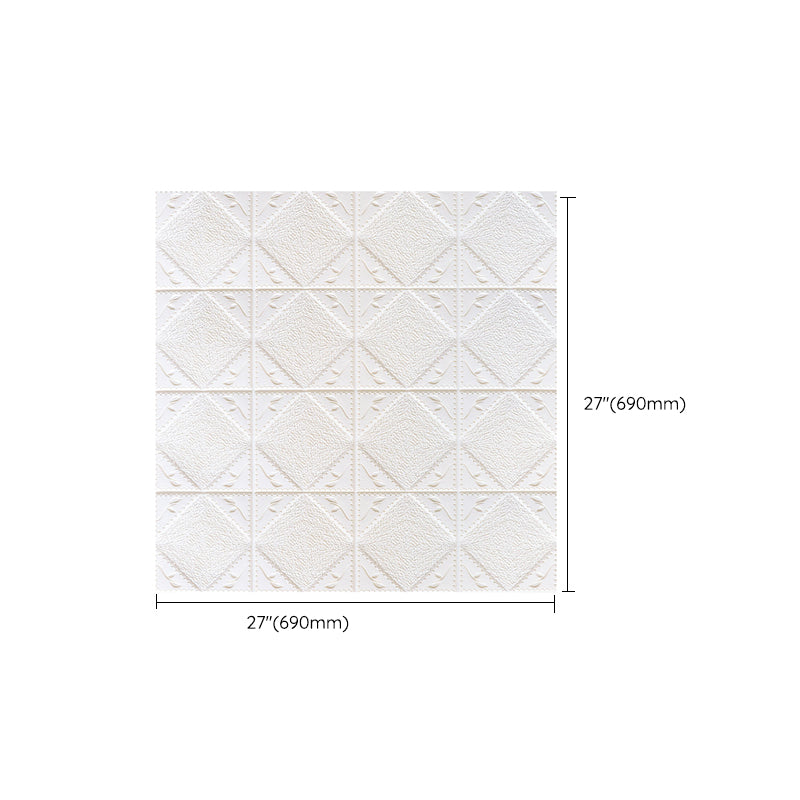 Sikunuo | Modern Wall Covering Peel and Stick Waterproof 3D Print Wall Panel