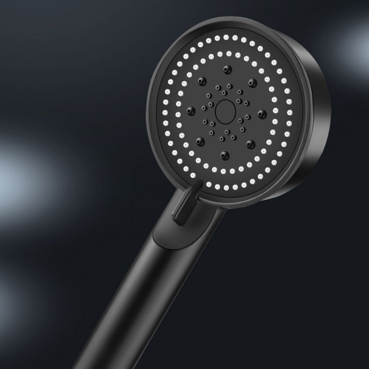 Sikunuo | Round Hand Shower Adjustable Spray Pattern Wall Mounted Shower Head