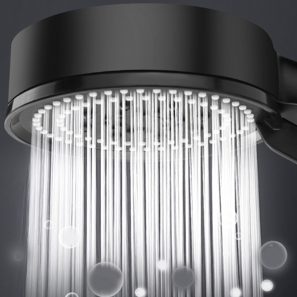 Sikunuo | Round Hand Shower Adjustable Spray Pattern Wall Mounted Shower Head