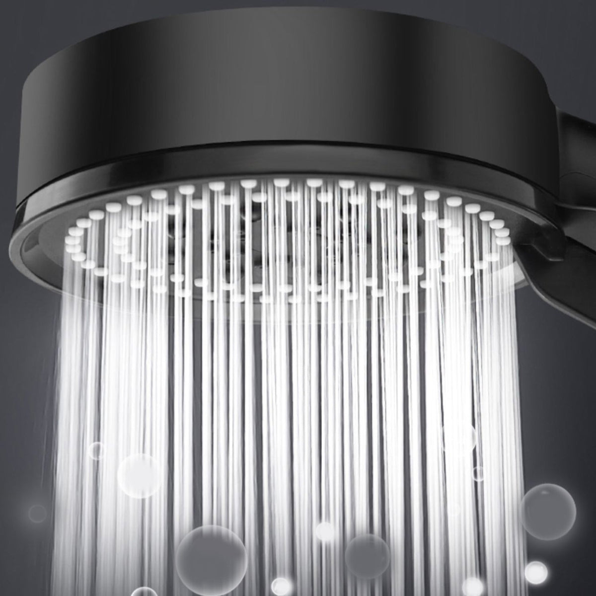 Sikunuo | Round Hand Shower Adjustable Spray Pattern Wall Mounted Shower Head