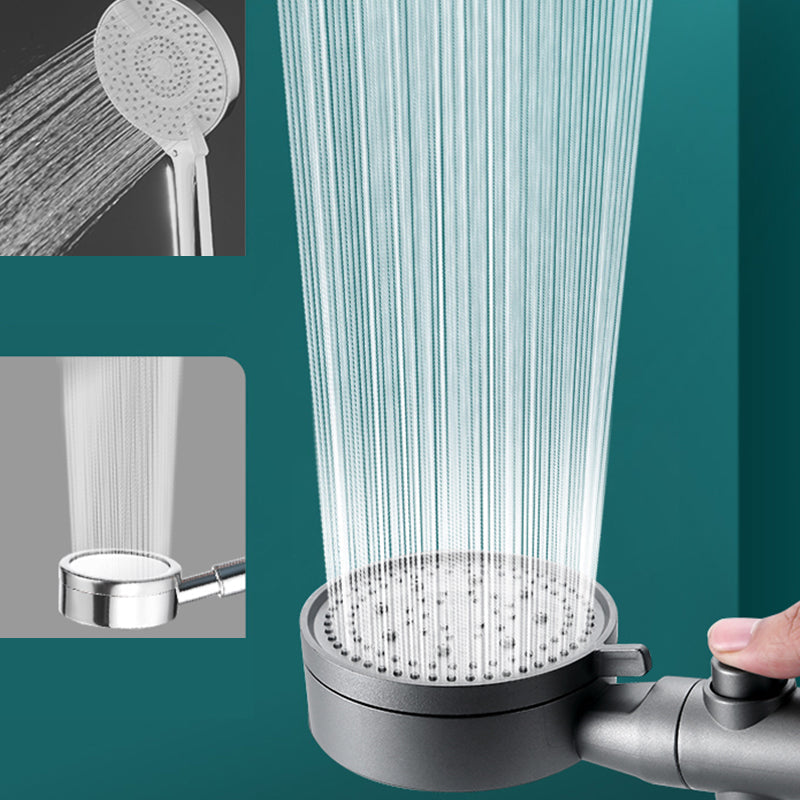 Sikunuo | Contemporary Round Hand Shower Adjustable Spray Pattern Wall Mounted Shower Head