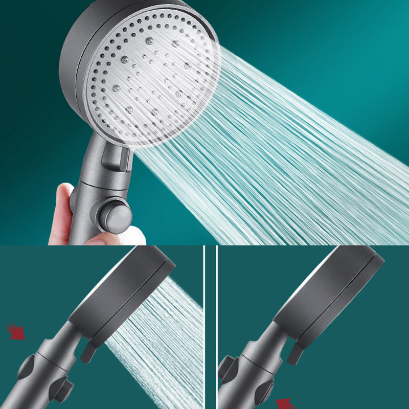 Sikunuo | Contemporary Round Hand Shower Adjustable Spray Pattern Wall Mounted Shower Head