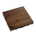 Sikunuo | Wood Terrace Tiles Plug-in System Installation Outdoor Terrace Tiles
