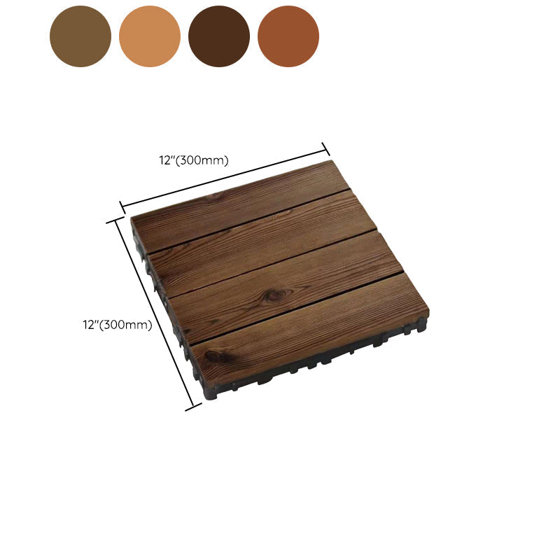 Sikunuo | Wood Terrace Tiles Plug-in System Installation Outdoor Terrace Tiles