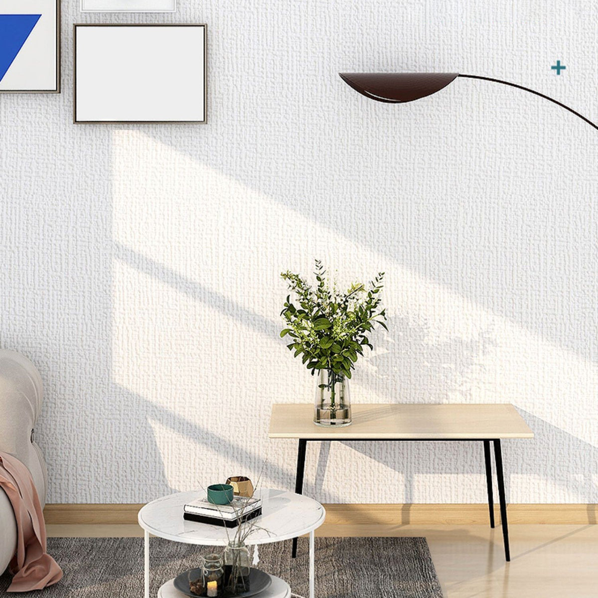 Sikunuo | Modern Pearl Wall Jewelry Flat Wall Access Panel Peel and Stick Thick Foam Strip