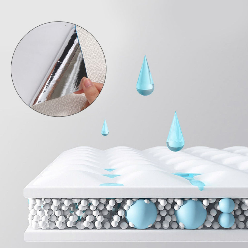 Sikunuo | Modern Pearl Wall Jewelry Flat Wall Access Panel Peel and Stick Thick Foam Strip