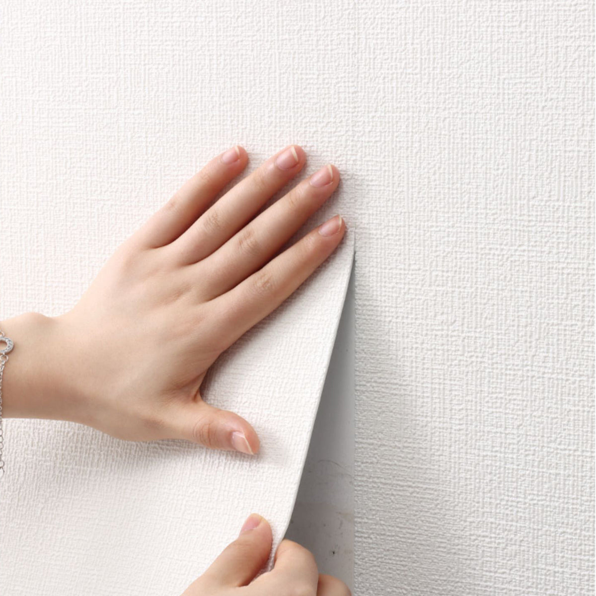 Sikunuo | Modern Pearl Wall Jewelry Flat Wall Access Panel Peel and Stick Thick Foam Strip
