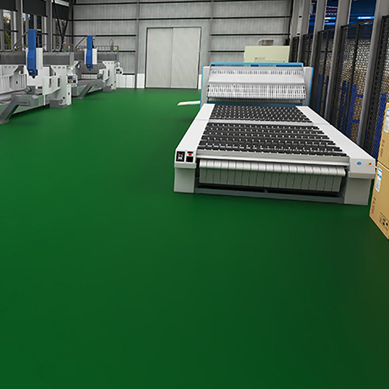 Sikunuo | Solid Color Plastic Flooring Modern Water-Resistant Square Edge Floor Tiles