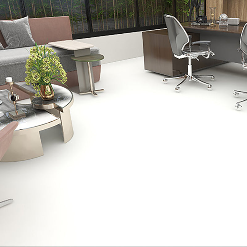 Sikunuo | Solid Color Plastic Flooring Modern Water-Resistant Square Edge Floor Tiles