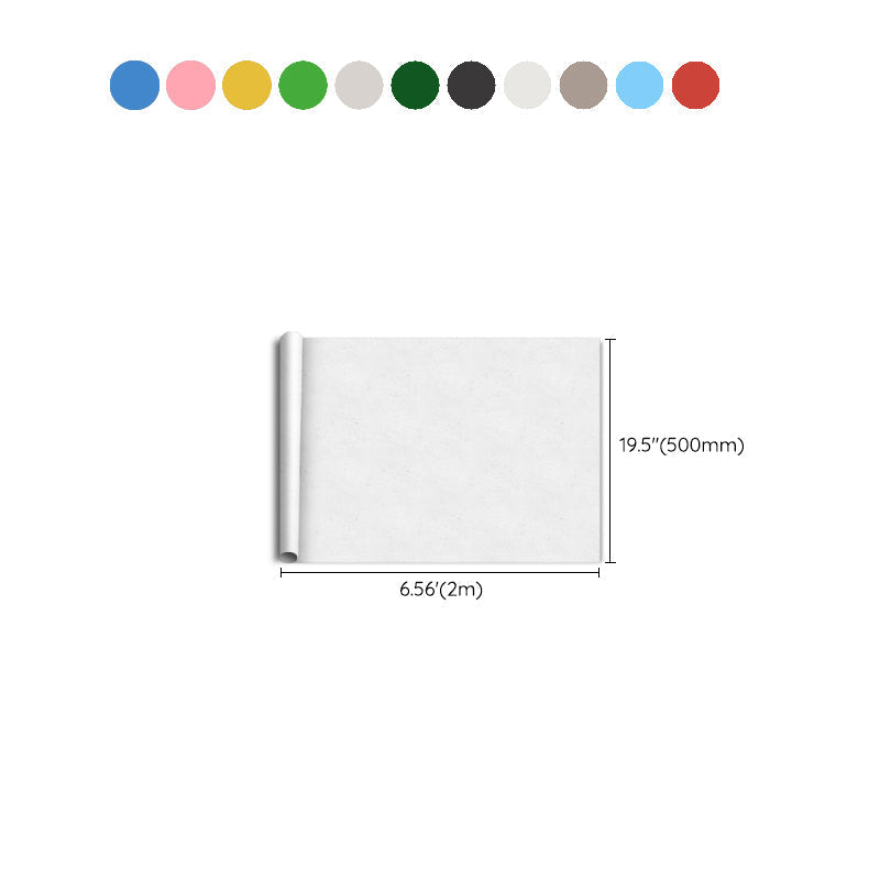 Sikunuo | Solid Color Plastic Flooring Modern Water-Resistant Square Edge Floor Tiles