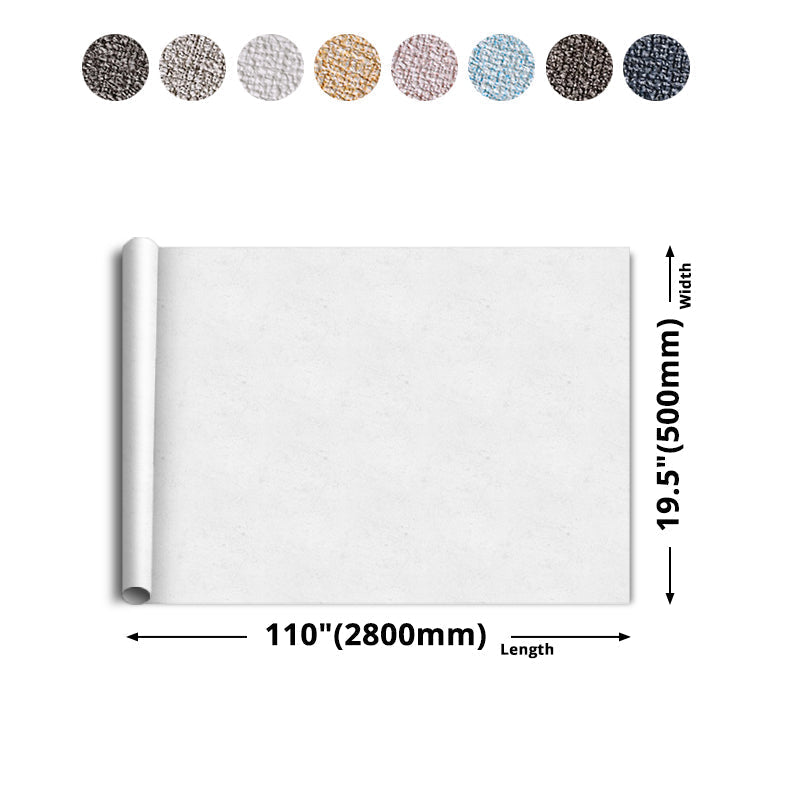 Sikunuo | Modern Pearl Wainscoting Flax Wall Access Panel Self-Adhesive Wall Panels