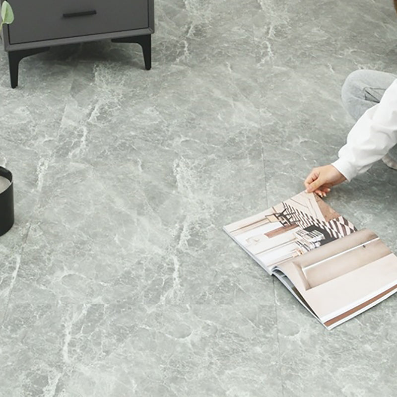 Sikunuo | Marbling Plastic Floor Waterproof Peel & Stick Floor Tiles
