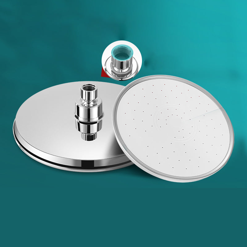 Sikunuo | Round Showerhead Combo Modern Fixed Showerhead for Bathroom
