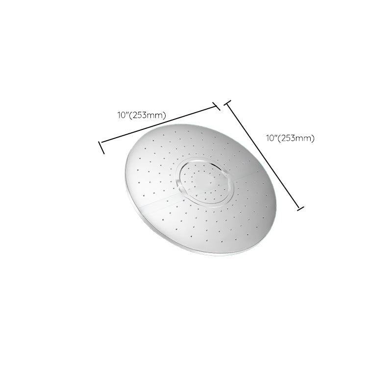 Sikunuo | Round Showerhead Combo Modern Fixed Showerhead for Bathroom